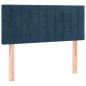vidaXL Boxspringbett mit Matratze Dunkelblau 120x190 cm Samt vidaXL Boxspringbett mit Matratze Dunkelblau 120x190 cm Samt