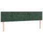 vidaXL Boxspringbett mit Matratze Dunkelgrün 120x190 cm Samt vidaXL Boxspringbett mit Matratze Dunkelgrün 120x190 cm Samt