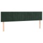vidaXL Boxspringbett mit Matratze Dunkelgrün 120x190 cm Samt vidaXL Boxspringbett mit Matratze Dunkelgrün 120x190 cm Samt