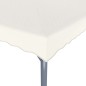 Pavillon mit LED-Lichterkette 400x300 cm Cremeweiß Aluminium Pavillon mit LED-Lichterkette 400x300 cm Cremeweiß Aluminium
