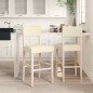 vidaXL Barstühle 2 Stk. Massivholz Gummibaum und Kunstleder vidaXL Barstühle 2 Stk. Massivholz Gummibaum und Kunstleder