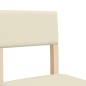 vidaXL Barstühle 2 Stk. Massivholz Gummibaum und Kunstleder vidaXL Barstühle 2 Stk. Massivholz Gummibaum und Kunstleder