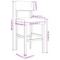 vidaXL Barstühle 2 Stk. Massivholz Gummibaum und Kunstleder vidaXL Barstühle 2 Stk. Massivholz Gummibaum und Kunstleder