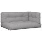 vidaXL Palettenkissen 3-tlg. Grau Stoff vidaXL Palettenkissen 3-tlg. Grau Stoff