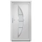vidaXL Haustür Weiß 108x200 cm PVC vidaXL Haustür Weiß 108x200 cm PVC