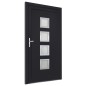 vidaXL Haustür Anthrazit 98x190 cm PVC vidaXL Haustür Anthrazit 98x190 cm PVC