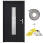 vidaXL Haustür Anthrazit 88x200 cm PVC vidaXL Haustür Anthrazit 88x200 cm PVC
