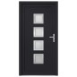 vidaXL Haustür Anthrazit 108x200 cm PVC vidaXL Haustür Anthrazit 108x200 cm PVC