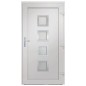 vidaXL Haustür Anthrazit 108x200 cm PVC vidaXL Haustür Anthrazit 108x200 cm PVC