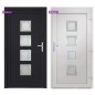 vidaXL Haustür Anthrazit 108x200 cm PVC vidaXL Haustür Anthrazit 108x200 cm PVC