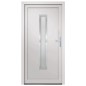 vidaXL Haustür Weiß 98x190 cm PVC vidaXL Haustür Weiß 98x190 cm PVC