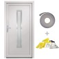 vidaXL Haustür Weiß 98x190 cm PVC vidaXL Haustür Weiß 98x190 cm PVC