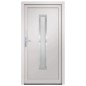 vidaXL Haustür Weiß 98x190 cm PVC vidaXL Haustür Weiß 98x190 cm PVC