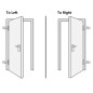 vidaXL Haustür Weiß 98x190 cm PVC vidaXL Haustür Weiß 98x190 cm PVC