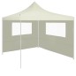 Pavillon-Seitenwand mit Fenstern 4x2 m Creme Pavillon-Seitenwand mit Fenstern 4x2 m Creme