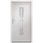 vidaXL Haustür Weiß 108x208 cm PVC vidaXL Haustür Weiß 108x208 cm PVC