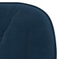 vidaXL Bürostuhl Drehbar Blau Samt vidaXL Bürostuhl Drehbar Blau Samt