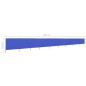 vidaXL 9-teiliges Windschutzgewebe 1200 x 80 cm Azurblau vidaXL 9-teiliges Windschutzgewebe 1200 x 80 cm Azurblau