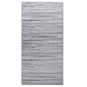 vidaXL Outdoor-Teppich Grau 120x180 cm PP