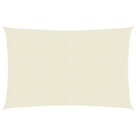 vidaXL Sonnensegel 160 g/m² Creme 4x5 m HDPE 