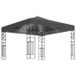 Pavillon mit LED-Lichterkette 3x3 m Anthrazit Pavillon mit LED-Lichterkette 3x3 m Anthrazit