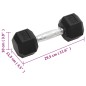 vidaXL Kurzhanteln 2 Stk. 12 kg Gusseisen vidaXL Kurzhanteln 2 Stk. 12 kg Gusseisen