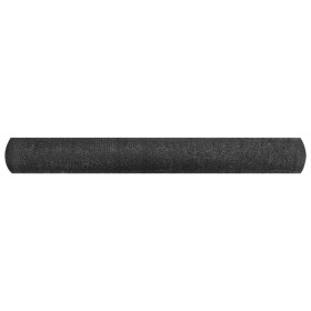 vidaXL Zaunblende Schwarz 1x50 m HDPE 150 g/m² 