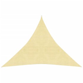 vidaXL Sonnensegel 160 g/m² Beige 6x6x6 m HDPE