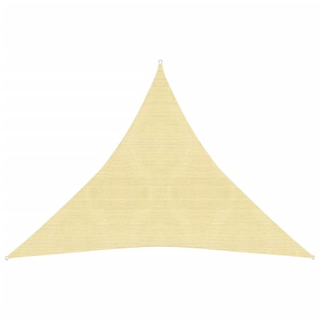 vidaXL Sonnensegel 160 g/m² Beige 6x6x6 m HDPE