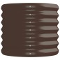 vidaXL Hochbeet Pulverbeschichteter Stahl 152x40x36 cm Braun vidaXL Hochbeet Pulverbeschichteter Stahl 152x40x36 cm Braun