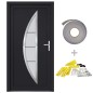 vidaXL Haustür Anthrazit 108x208 cm PVC vidaXL Haustür Anthrazit 108x208 cm PVC