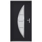 vidaXL Haustür Anthrazit 108x208 cm PVC vidaXL Haustür Anthrazit 108x208 cm PVC