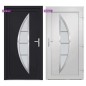 vidaXL Haustür Anthrazit 108x208 cm PVC vidaXL Haustür Anthrazit 108x208 cm PVC