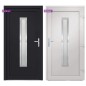 vidaXL Haustür Anthrazit 108x208 cm PVC vidaXL Haustür Anthrazit 108x208 cm PVC