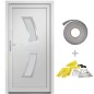 vidaXL Haustür Weiß 98x200 cm PVC vidaXL Haustür Weiß 98x200 cm PVC