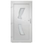 vidaXL Haustür Weiß 98x200 cm PVC vidaXL Haustür Weiß 98x200 cm PVC