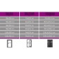 vidaXL Haustür Weiß 98x200 cm PVC vidaXL Haustür Weiß 98x200 cm PVC