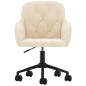 vidaXL Esszimmerstühle 2 Stk. Drehbar Creme Samt vidaXL Esszimmerstühle 2 Stk. Drehbar Creme Samt