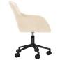 vidaXL Esszimmerstühle 2 Stk. Drehbar Creme Samt vidaXL Esszimmerstühle 2 Stk. Drehbar Creme Samt