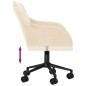 vidaXL Esszimmerstühle 2 Stk. Drehbar Creme Samt vidaXL Esszimmerstühle 2 Stk. Drehbar Creme Samt