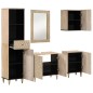 vidaXL 5-tlg. Badmöbel-Set Massivholz Mango vidaXL 5-tlg. Badmöbel-Set Massivholz Mango