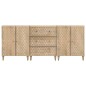 vidaXL Beistellschränke 3 Stk. 60x33x75 cm Massivholz Mango vidaXL Beistellschränke 3 Stk. 60x33x75 cm Massivholz Mango