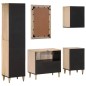vidaXL 5-tlg. Badmöbel-Set Massivholz Mango vidaXL 5-tlg. Badmöbel-Set Massivholz Mango
