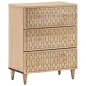 vidaXL Beistellschränke 3 Stk. 60x33x75 cm Massivholz Mango vidaXL Beistellschränke 3 Stk. 60x33x75 cm Massivholz Mango
