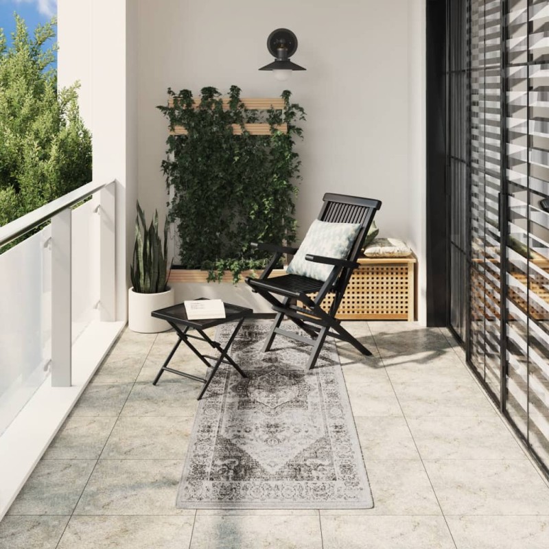 vidaXL Teppich ARBIZU Indoor und Outdoor Vintage-Design 80x250 cm vidaXL Teppich ARBIZU Indoor und Outdoor Vintage-Design 80x250 cm