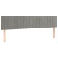 vidaXL Boxspringbett mit Matratze Hellgrau 120x190 cm Samt vidaXL Boxspringbett mit Matratze Hellgrau 120x190 cm Samt