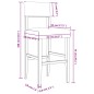 vidaXL Barstühle 2 Stk. Massivholz Gummibaum und Kunstleder vidaXL Barstühle 2 Stk. Massivholz Gummibaum und Kunstleder