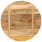 vidaXL Tischplatte Ø 70x1,5 cm Rund Raues Massives Mangoholz vidaXL Tischplatte Ø 70x1,5 cm Rund Raues Massives Mangoholz
