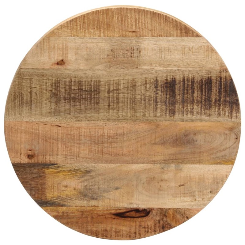 vidaXL Tischplatte Ø 40x1,5 cm Rund Raues Massives Mangoholz vidaXL Tischplatte Ø 40x1,5 cm Rund Raues Massives Mangoholz