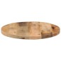 vidaXL Tischplatte Ø 40x1,5 cm Rund Raues Massives Mangoholz vidaXL Tischplatte Ø 40x1,5 cm Rund Raues Massives Mangoholz
